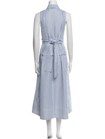 ME+EM Striped Long Dress