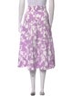 ME+EM Printed Midi Length Skirt