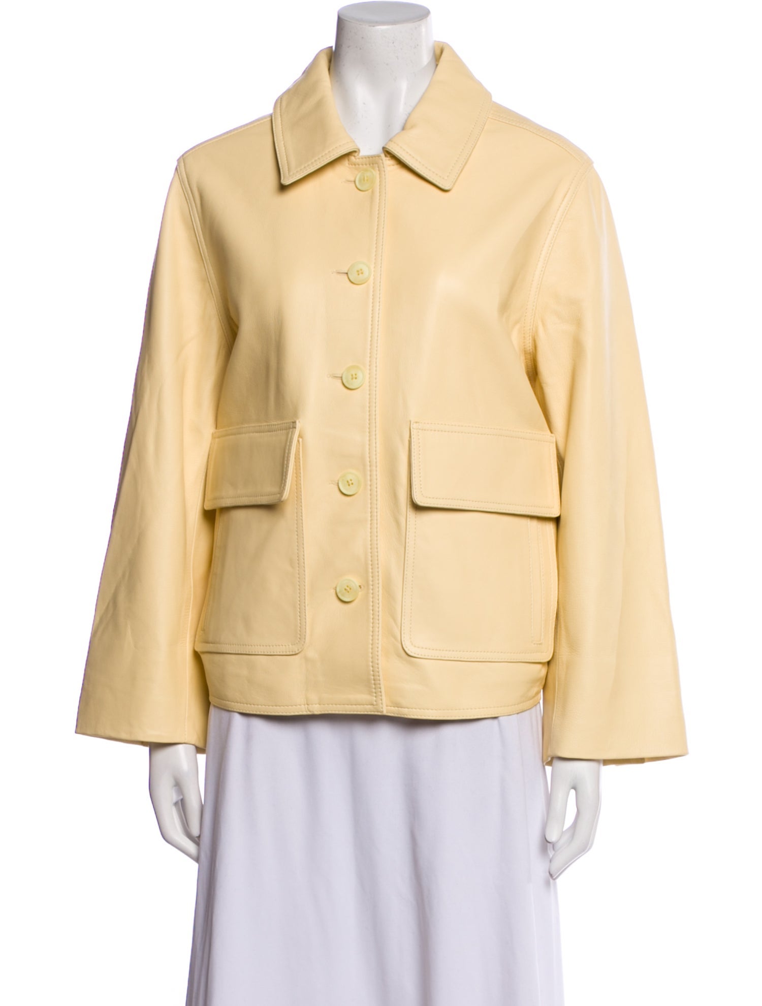 ME+EM Lamb Leather Utility Jacket w/ Tags