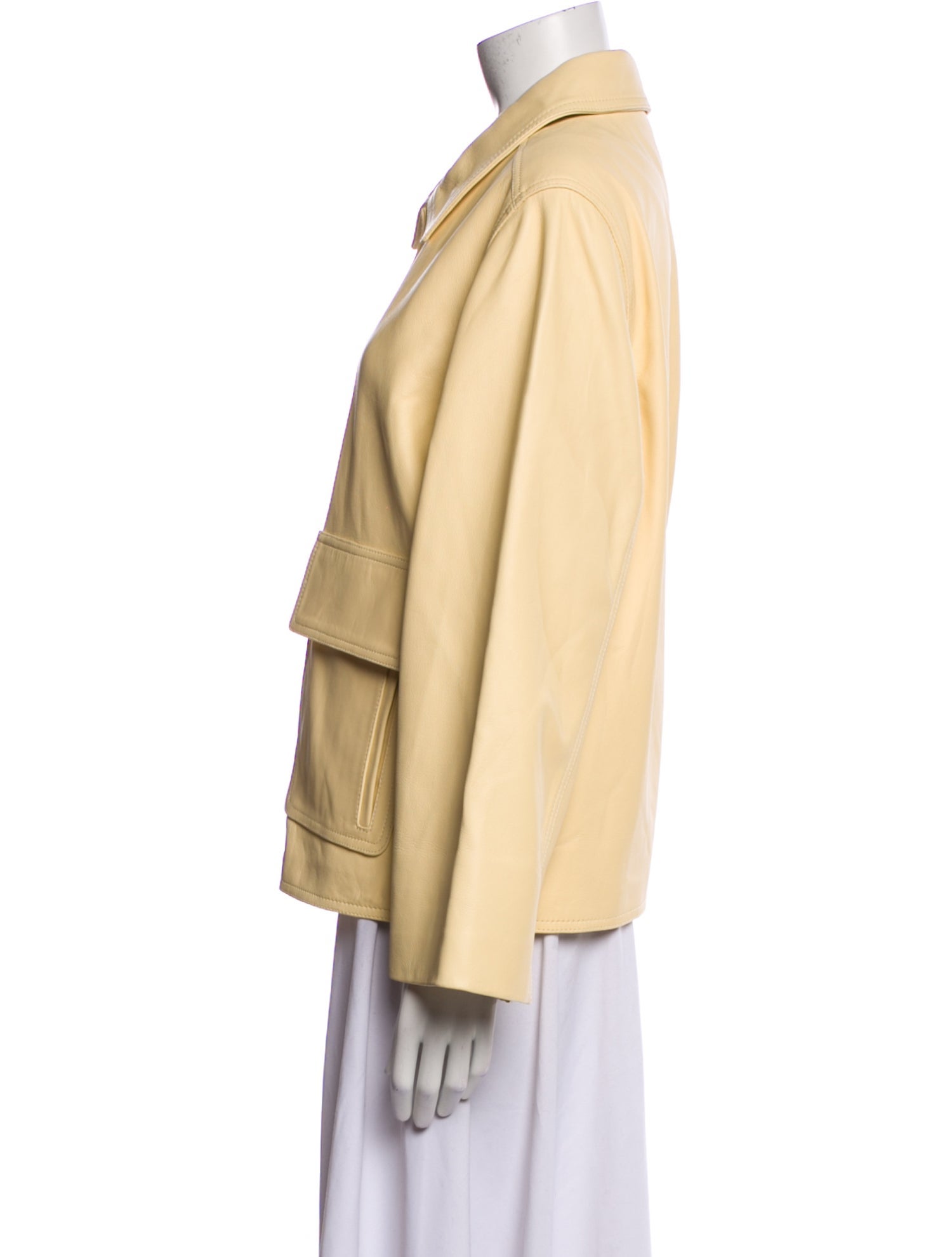 ME+EM Lamb Leather Utility Jacket w/ Tags