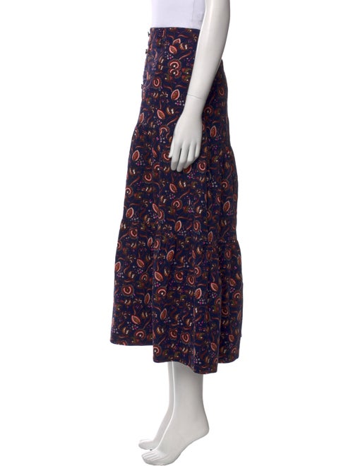 ME+EM Printed Midi Length Skirt