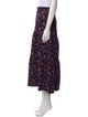 ME+EM Printed Midi Length Skirt