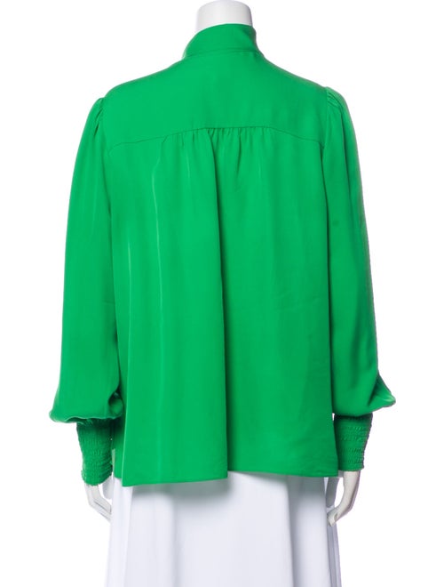 ME+EM Silk Tie Neck Blouse