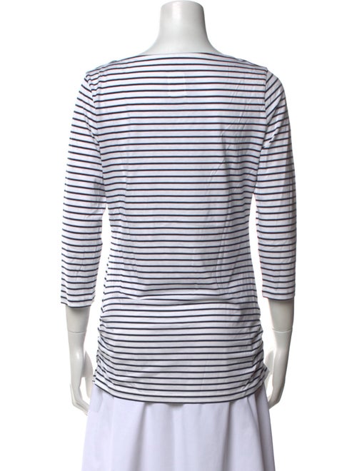 ME+EM Striped Scoop Neck T-Shirt