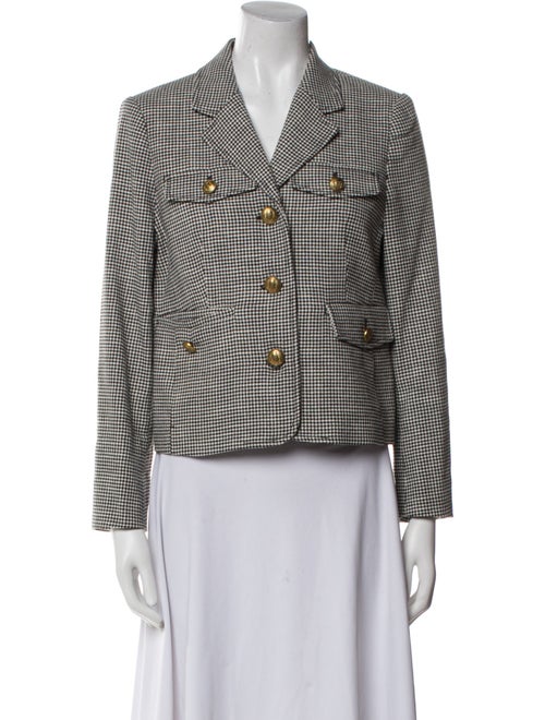 ME+EM Houndstooth Print Blazer