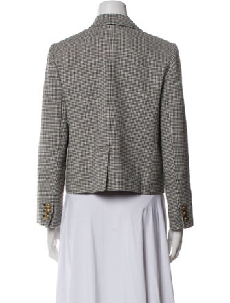 ME+EM Houndstooth Print Blazer