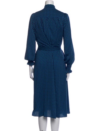 ME+EM Printed Midi Length Dress