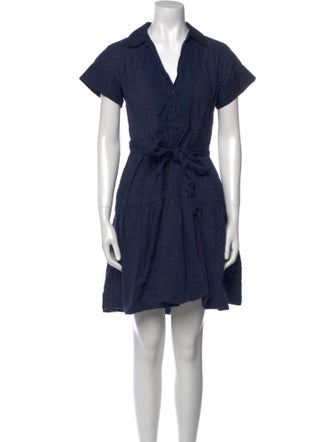 ME+EM V-Neck Knee-Length Dress