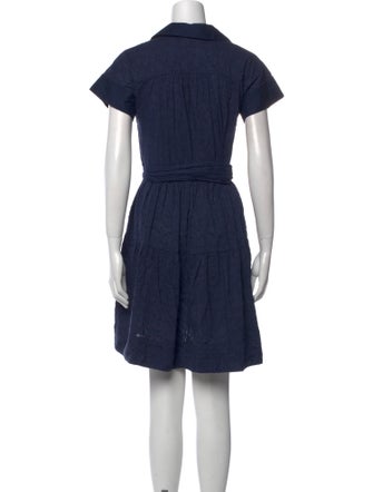 ME+EM V-Neck Knee-Length Dress