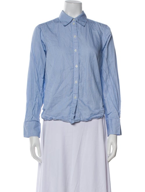 ME+EM Long Sleeve Button-Up Top