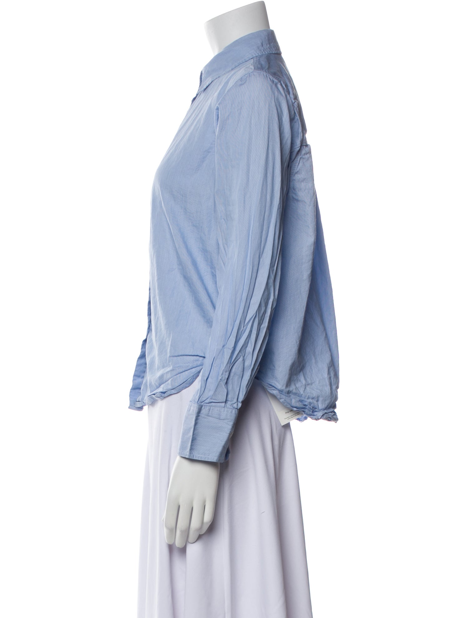 ME+EM Long Sleeve Button-Up Top