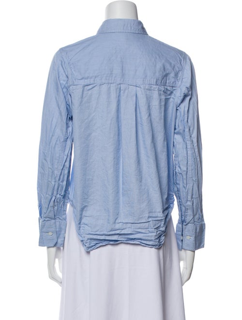 ME+EM Long Sleeve Button-Up Top