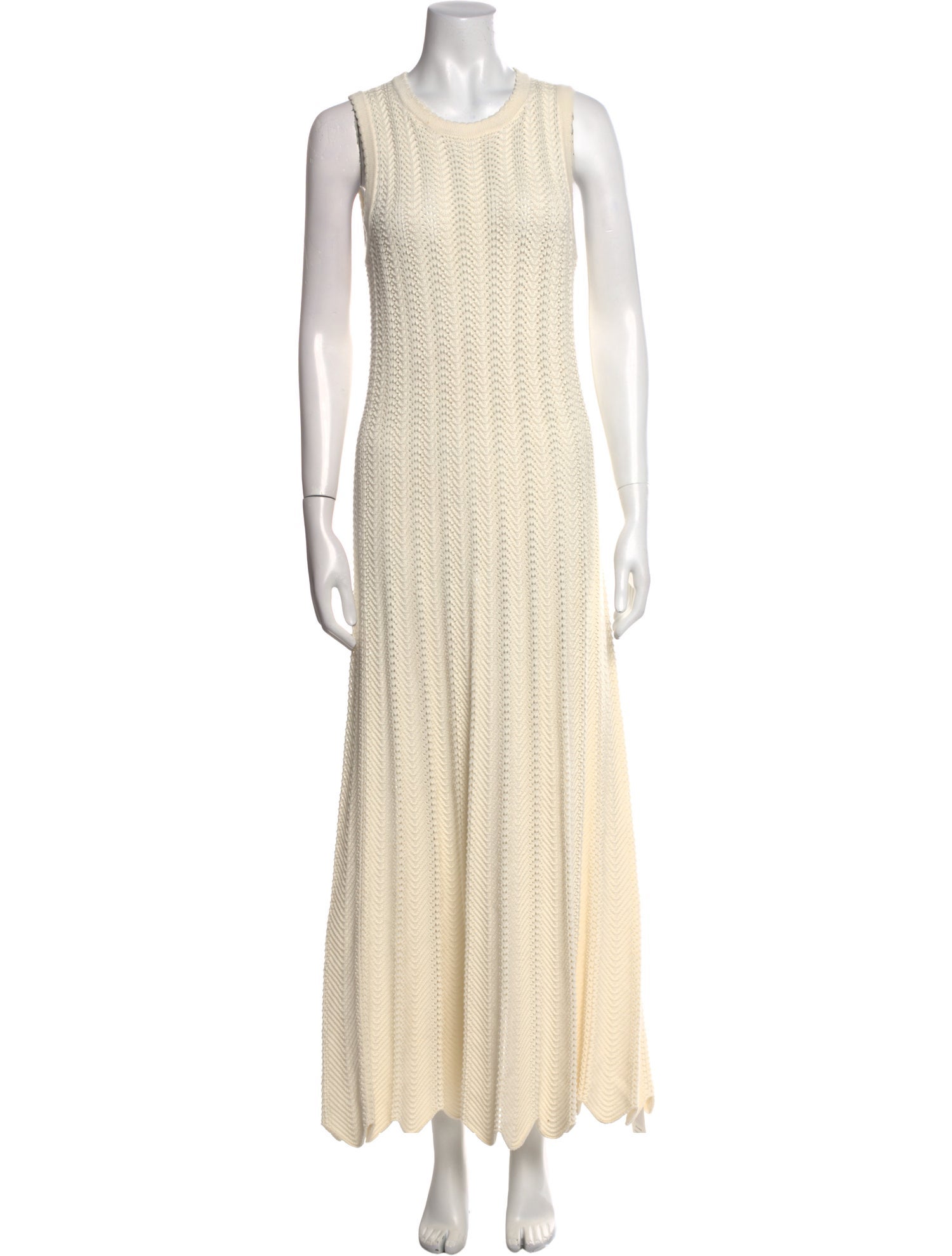 ME+EM Scoop Neck Long Dress