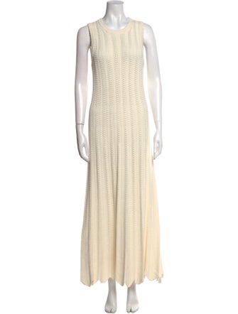 ME+EM Scoop Neck Long Dress