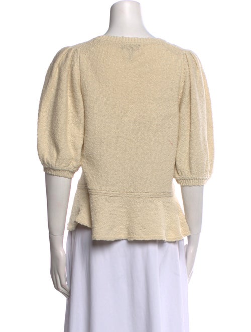 ME+EM Crew Neck Three-Quarter Sleeve Sweatshirt