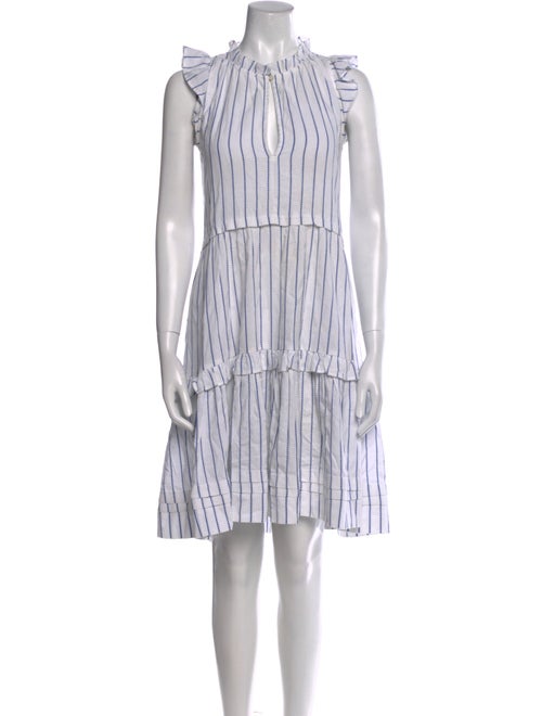 ME+EM Striped Knee-Length Dress