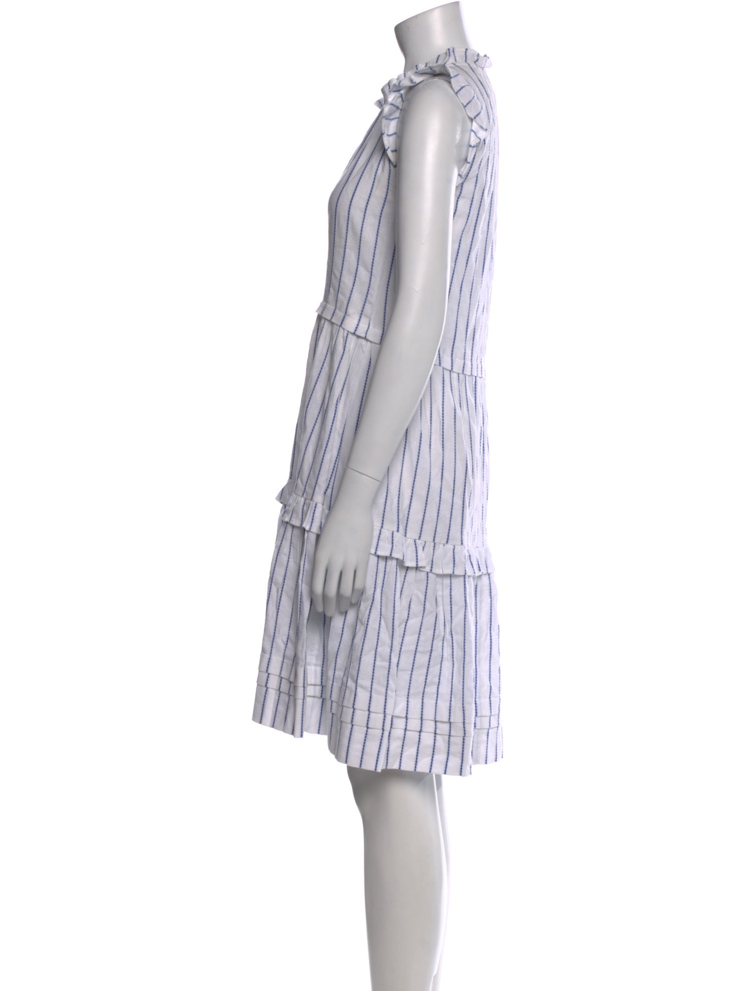 ME+EM Striped Knee-Length Dress