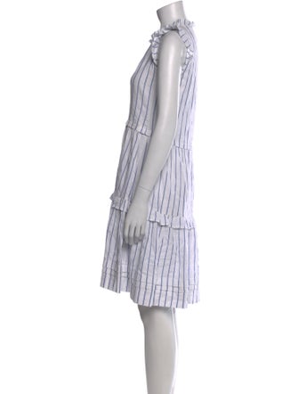 ME+EM Striped Knee-Length Dress