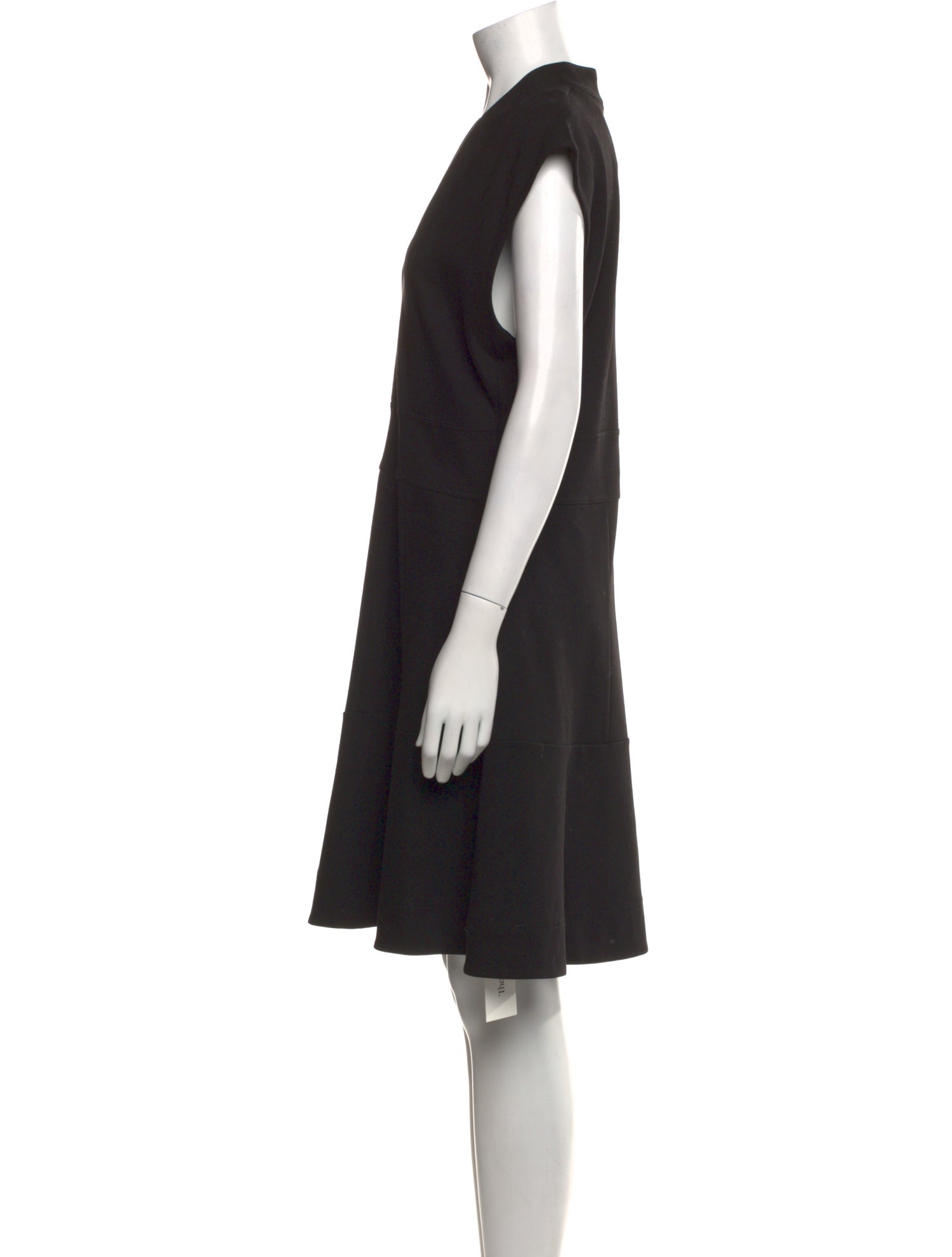 ME+EM V-Neck Knee-Length Dress