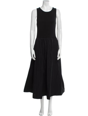 ME+EM Scoop Neck Long Dress