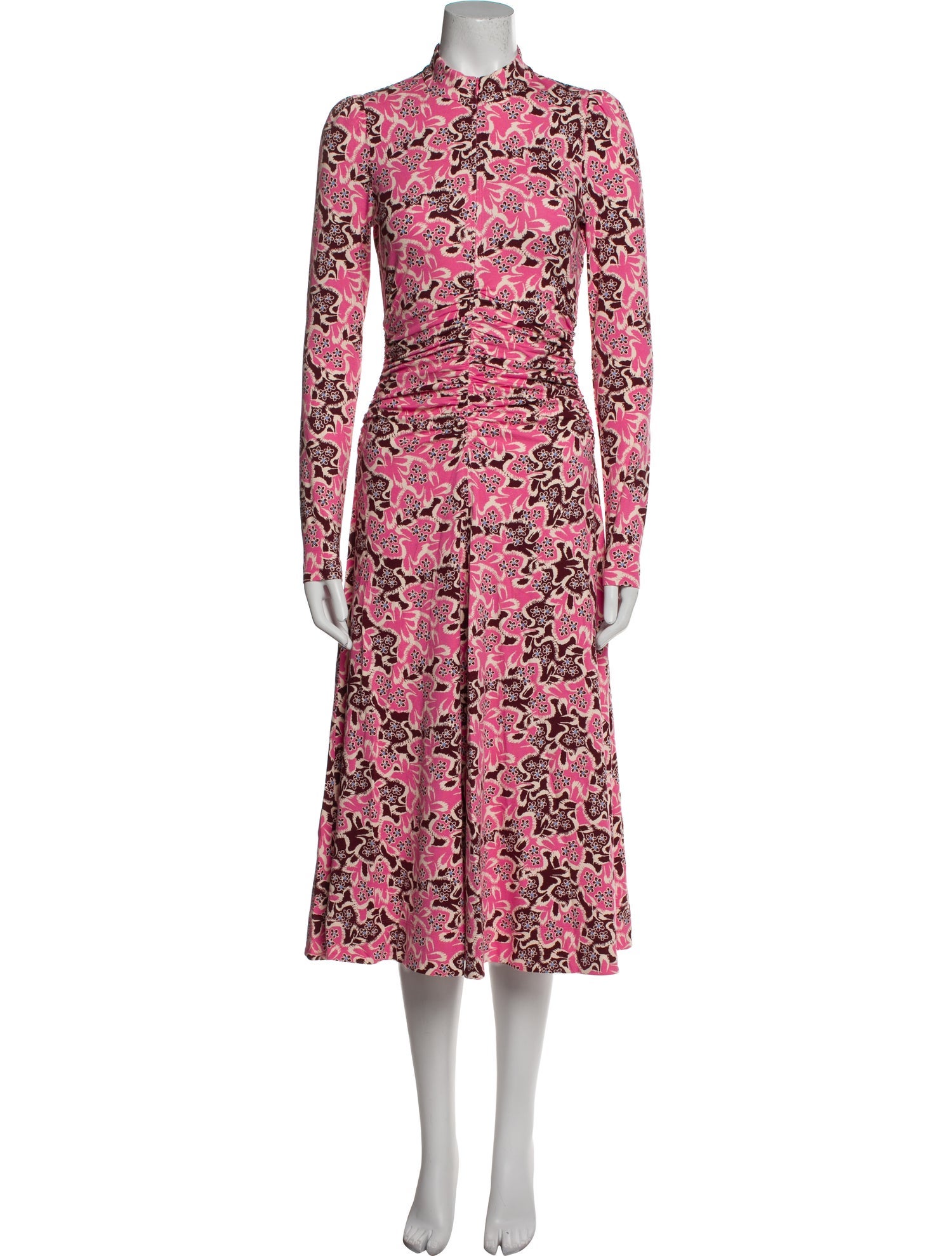 ME+EM Floral Print Midi Length Dress w/ Tags
