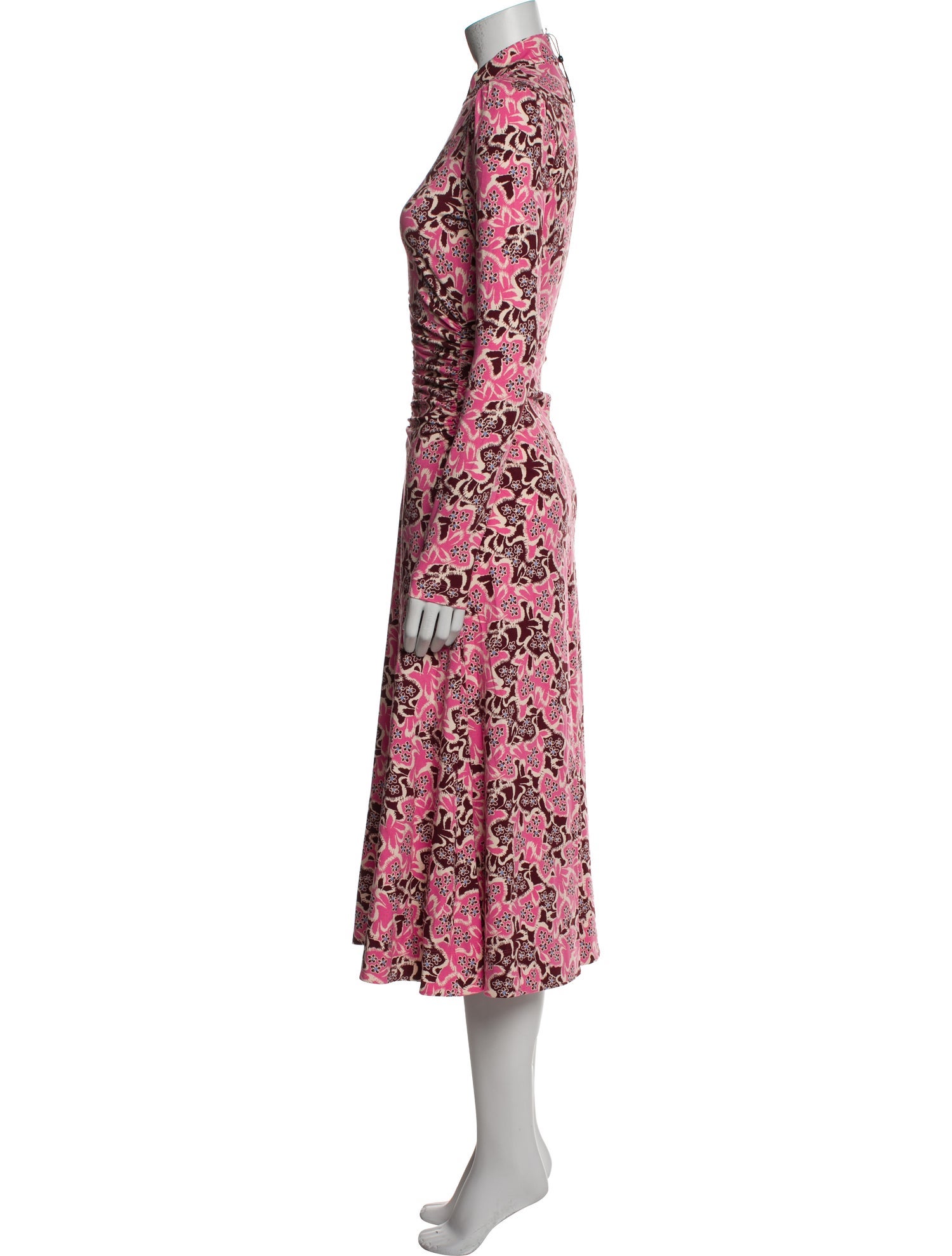 ME+EM Floral Print Midi Length Dress w/ Tags