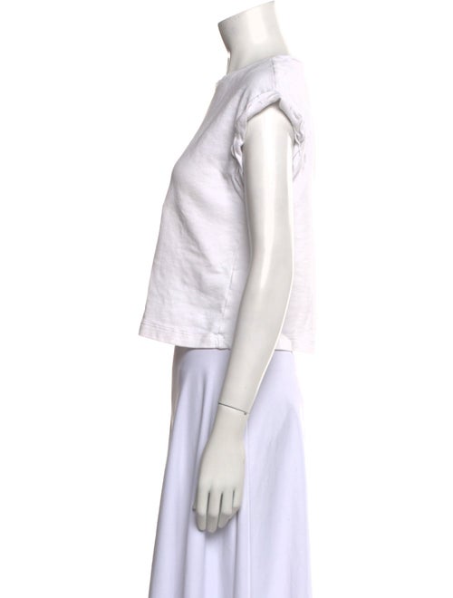 ME+EM Crew Neck Short Sleeve Crop Top