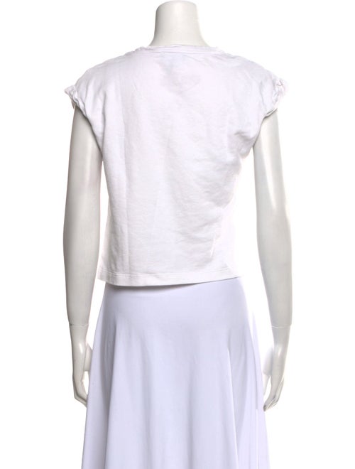 ME+EM Crew Neck Short Sleeve Crop Top