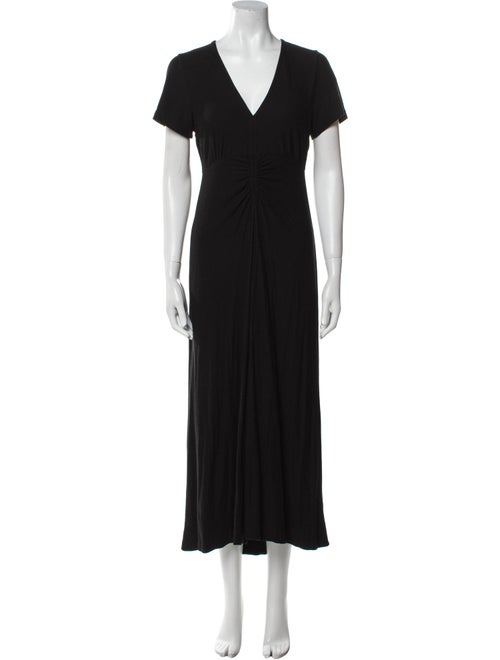ME+EM V-Neck Midi Length Dress