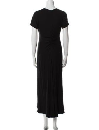 ME+EM V-Neck Midi Length Dress