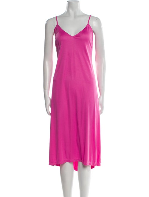 ME+EM V-Neck Midi Length Dress