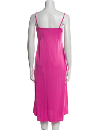 ME+EM V-Neck Midi Length Dress