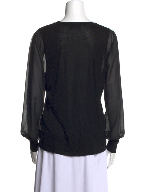 ME+EM V-Neck Long Sleeve Top