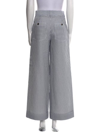 ME+EM Striped Wide Leg Pants