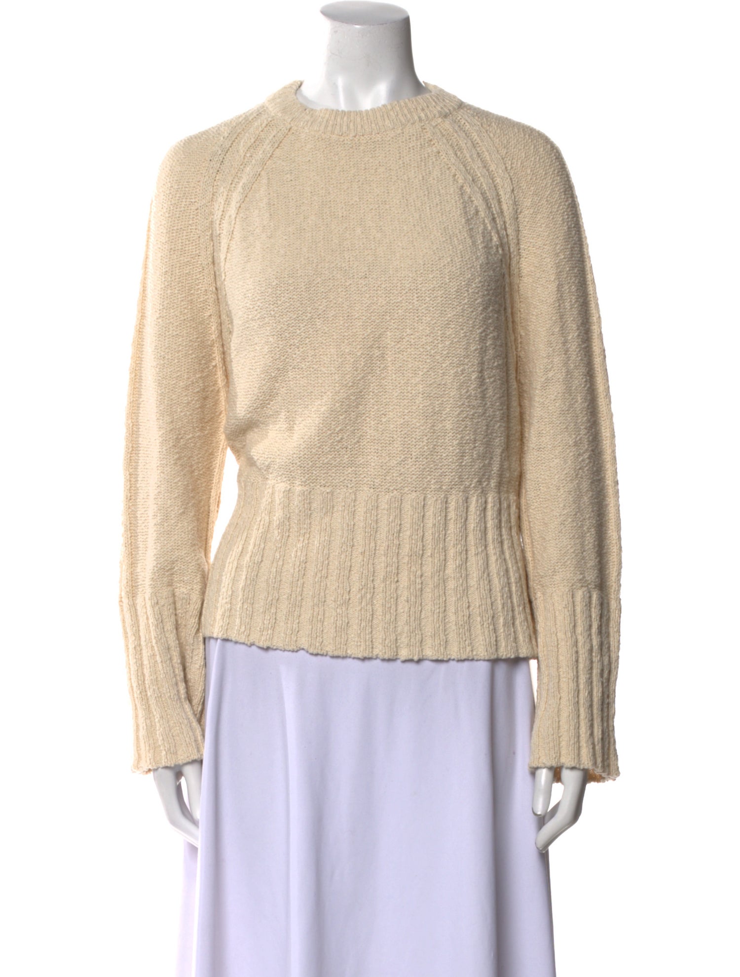 ME+EM Linen Crew Neck Sweater w/ Tags