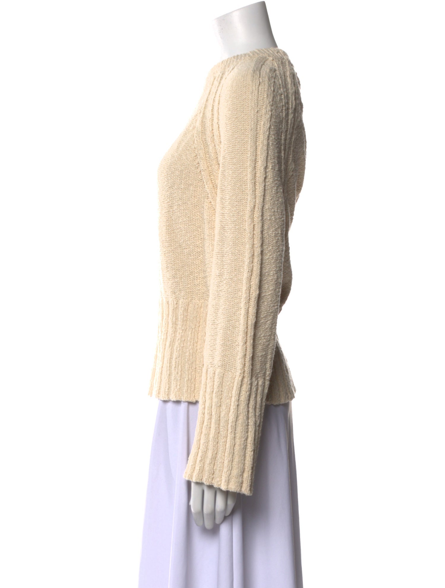 ME+EM Linen Crew Neck Sweater w/ Tags