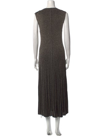 ME+EM Striped Long Dress