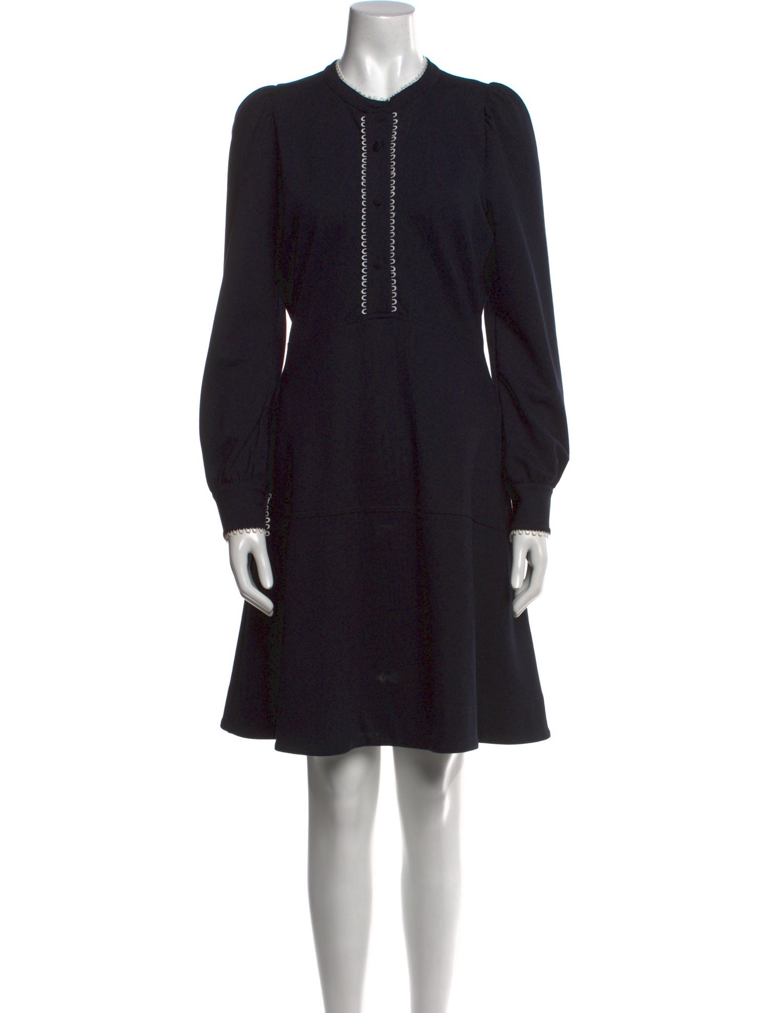 ME+EM Crew Neck Knee-Length Dress