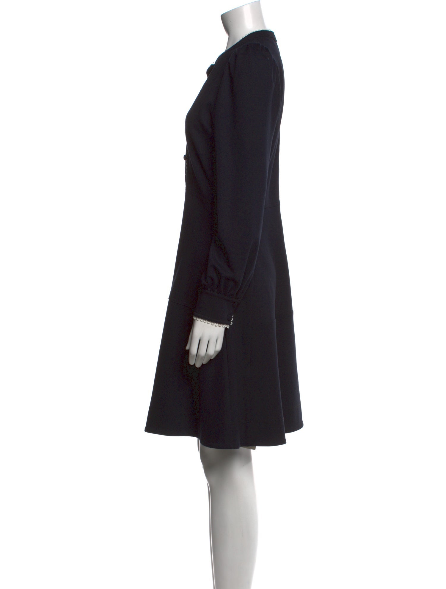 ME+EM Crew Neck Knee-Length Dress