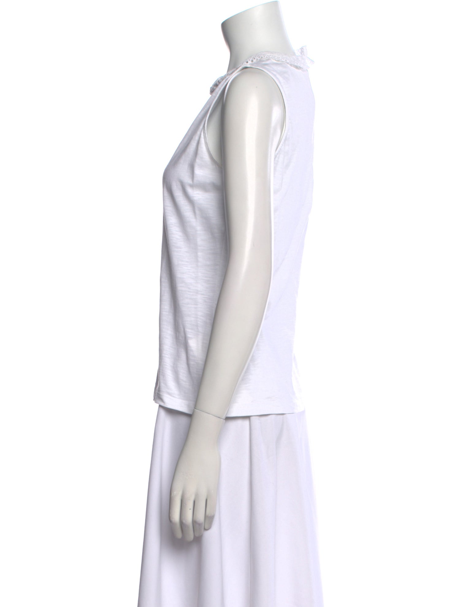 ME+EM Crew Neck Sleeveless Top