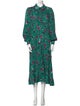 ME+EM Floral Print Long Dress