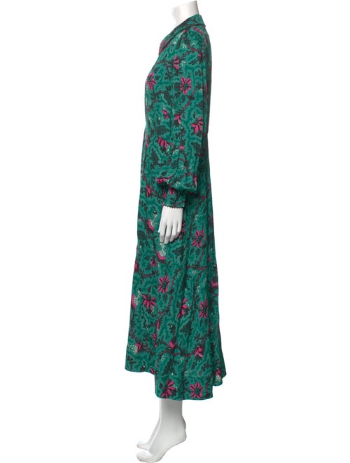 ME+EM Floral Print Long Dress