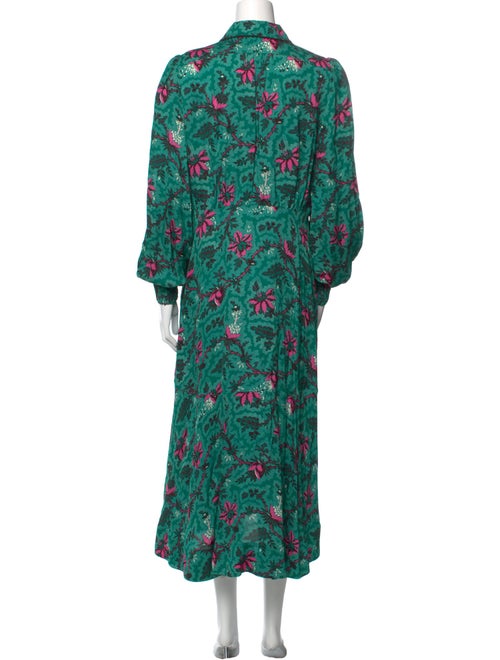 ME+EM Floral Print Long Dress