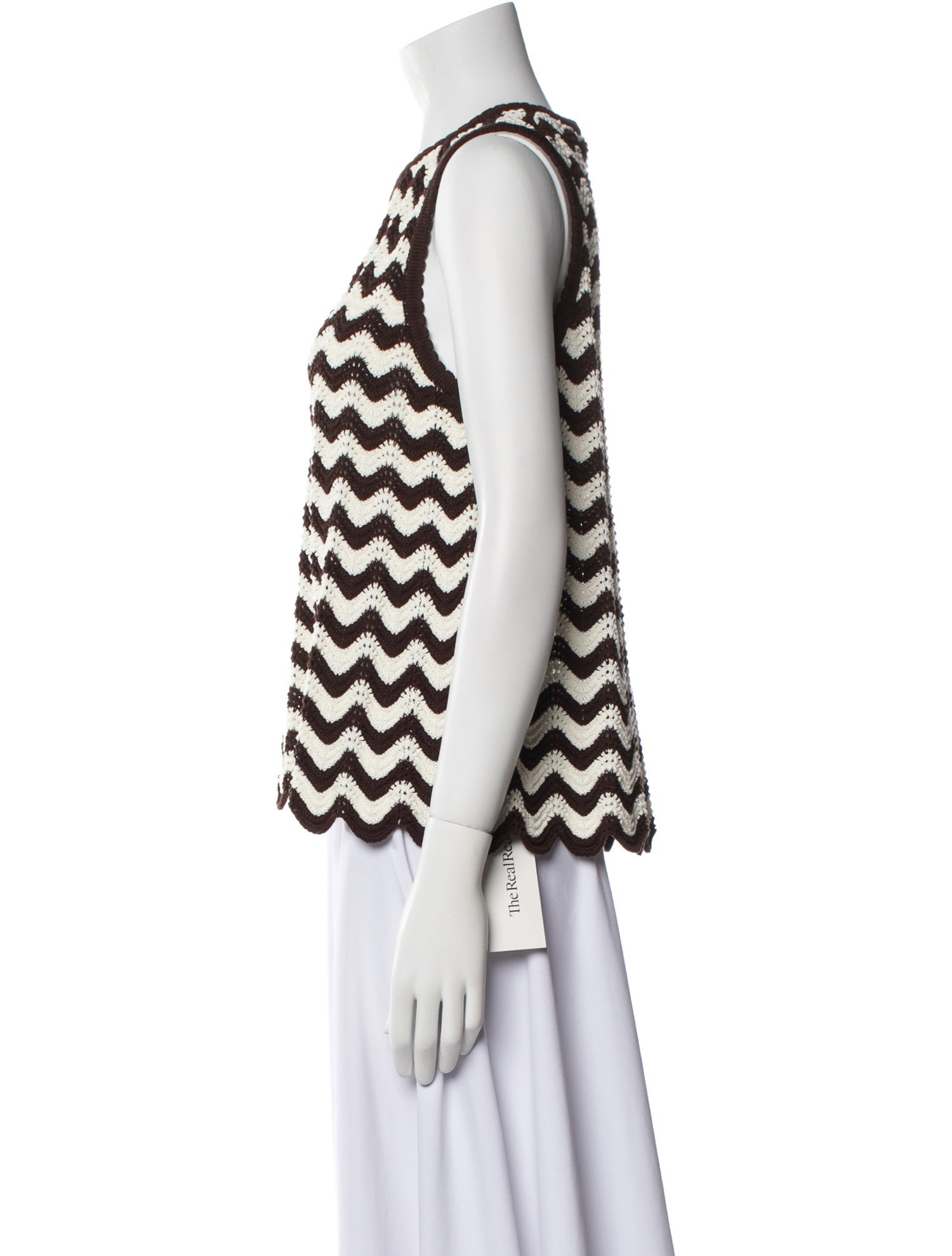 ME+EM Striped Crew Neck Sweater