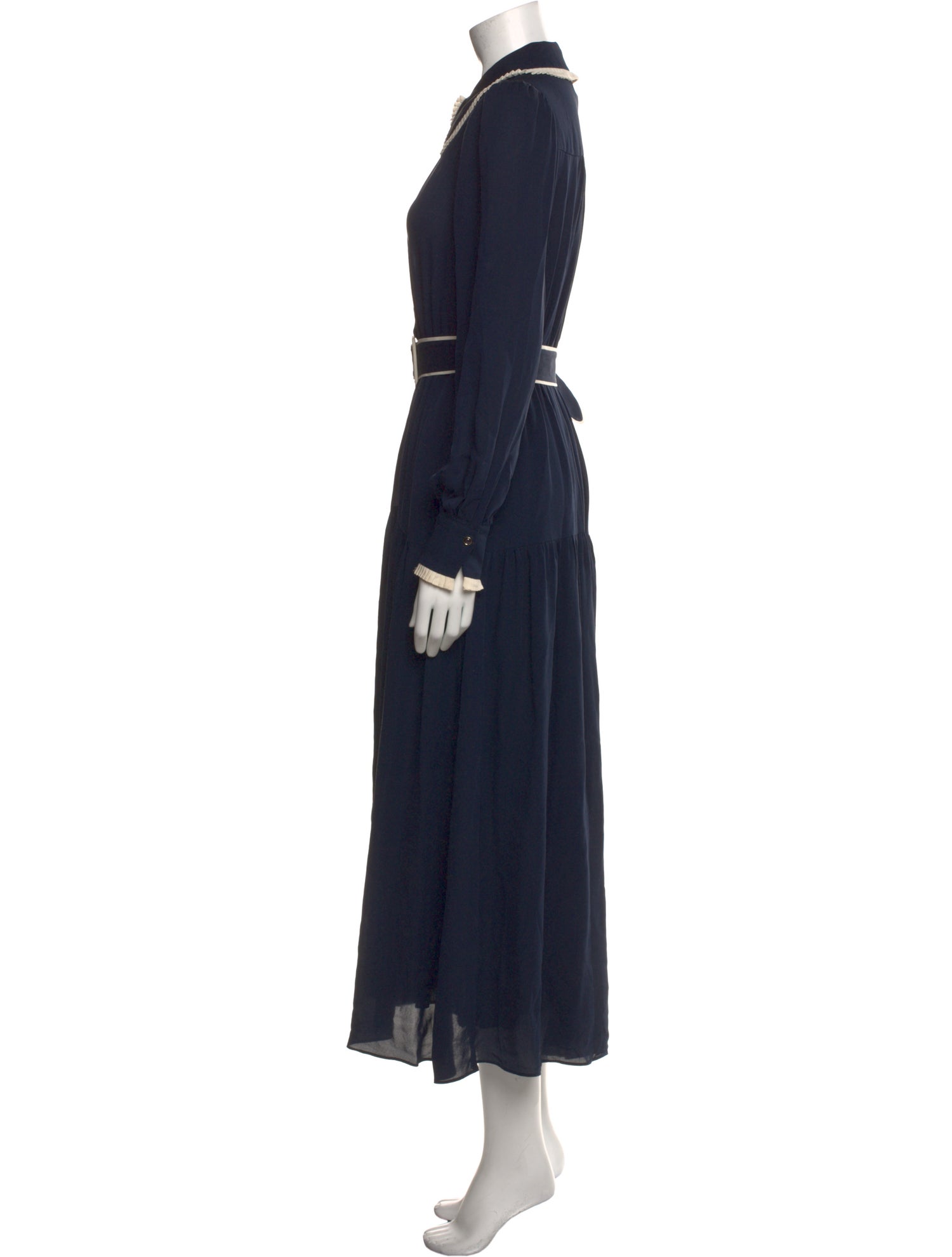 ME+EM Silk Long Dress