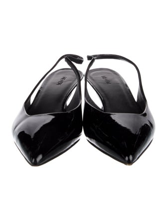 ME+EM Patent Leather Slingback Pumps