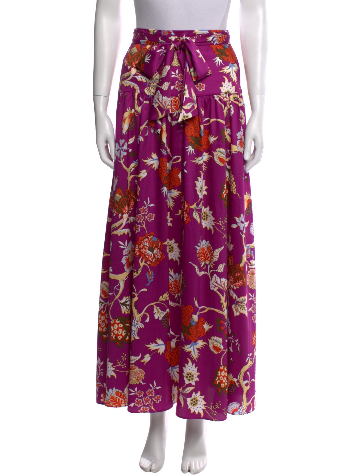 ME+EM Floral Print Midi Length Skirt w/ Tags