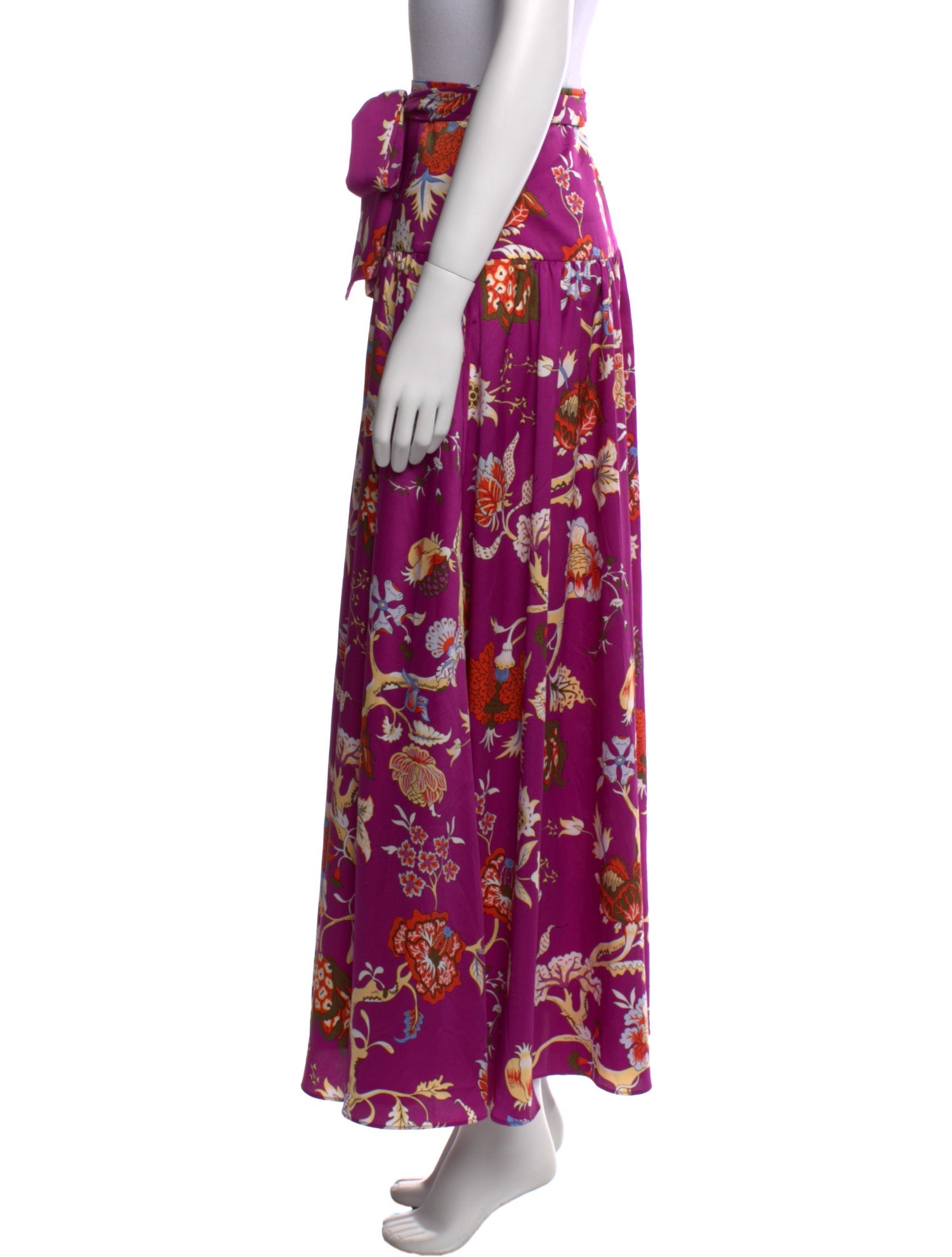 ME+EM Floral Print Midi Length Skirt w/ Tags