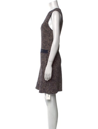 ME+EM Plaid Print Mini Dress