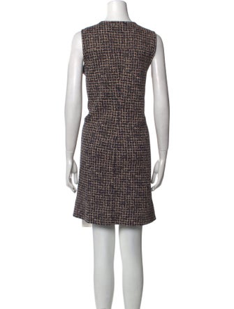 ME+EM Plaid Print Mini Dress